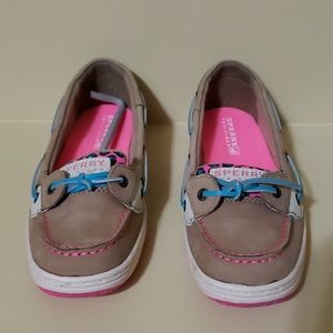 Sperry Top Sider Girls Shoes Size 5M Pink